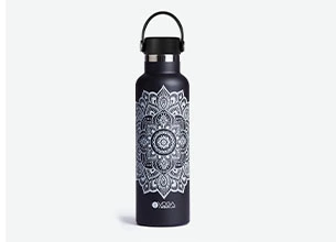 stainless steel water bottle with design